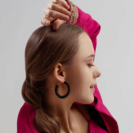 Rustic Chic Hoops - HASHTACK