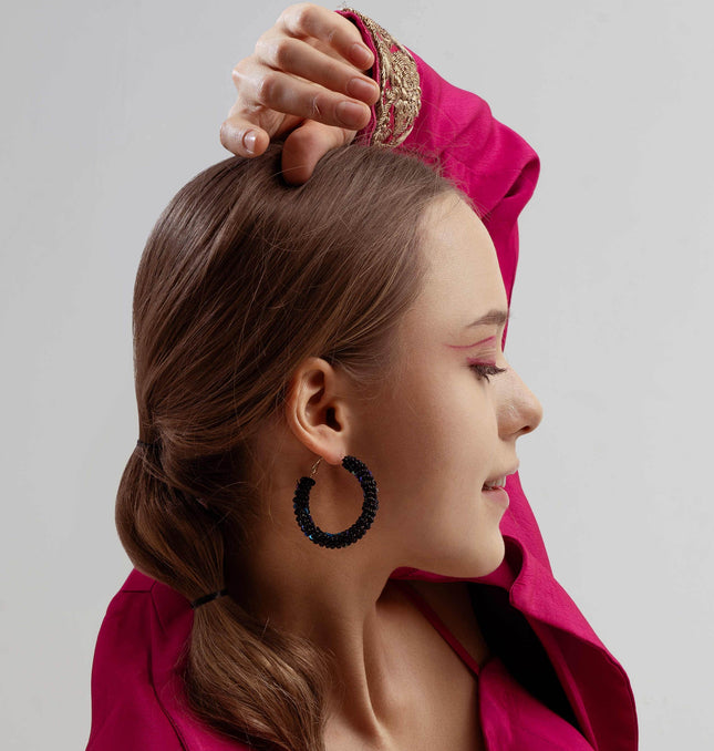 Rustic Chic Hoops - HASHTACK