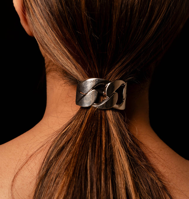 Silver Chain Rubber Band - HASHTACK