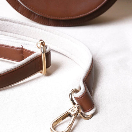Sunset Canvas Sling Bag Tan - HASHTACK