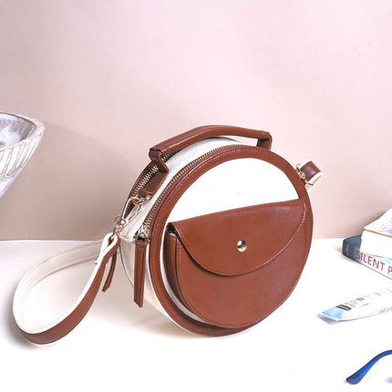 Sunset Canvas Sling Bag Tan - HASHTACK