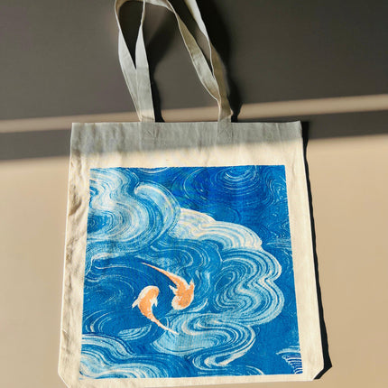 VanGoghFishCanvasToteBag_1 - HASHTACK hashtack.in