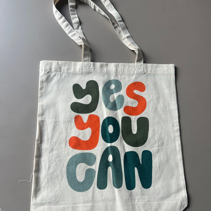 Yes You Can Canvas Tote Bag