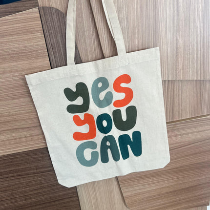 Yes You Can Canvas Tote Bag