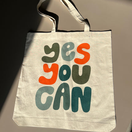 Yes You Can Canvas Tote Bag