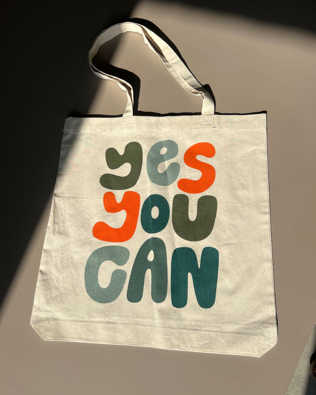 Yes You Can Canvas Tote Bag