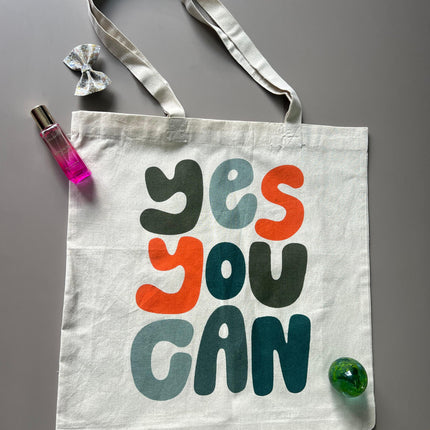 Yes You Can Canvas Tote Bag