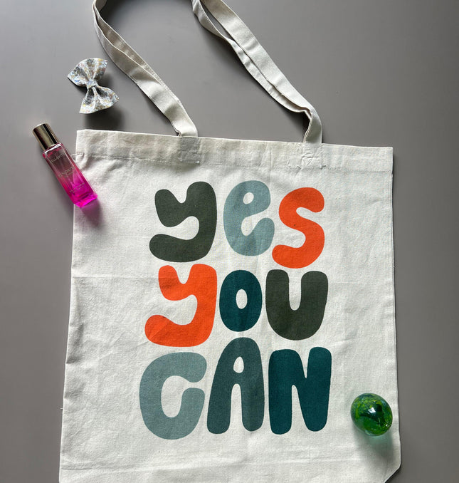 Yes You Can Canvas Tote Bag