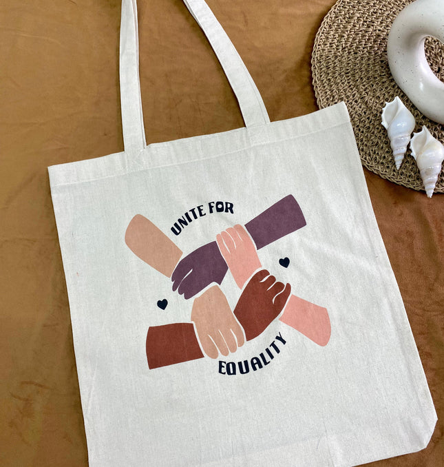 Unite For Equality Canvas Tote Bag
