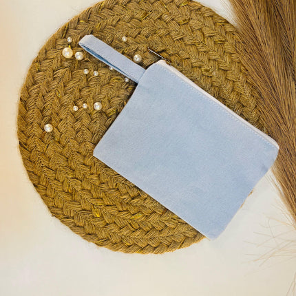 Light Blue Mini Utility Pouch