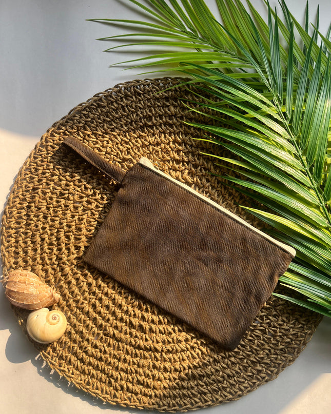 Choco Brown Utility Pouch