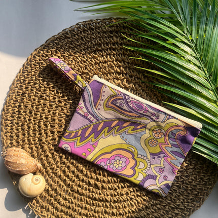 Paisley Cotton Utility Pouch