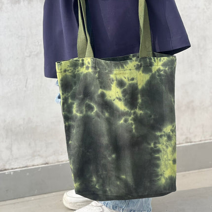 Smoky Evergreen Canvas Tote Bag