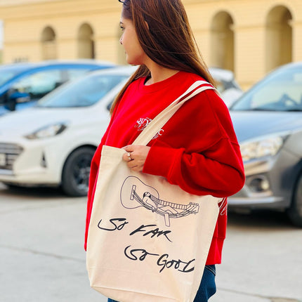 So Far So Good Canvas Tote Bag