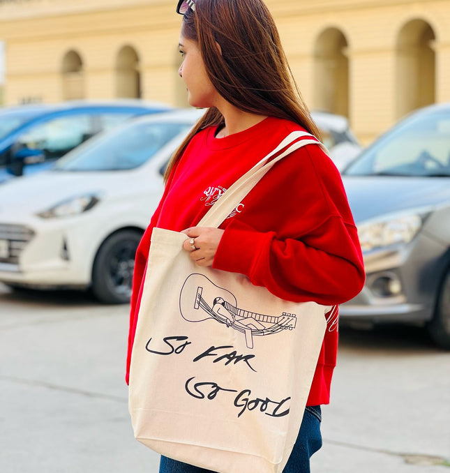 So Far So Good Canvas Tote Bag