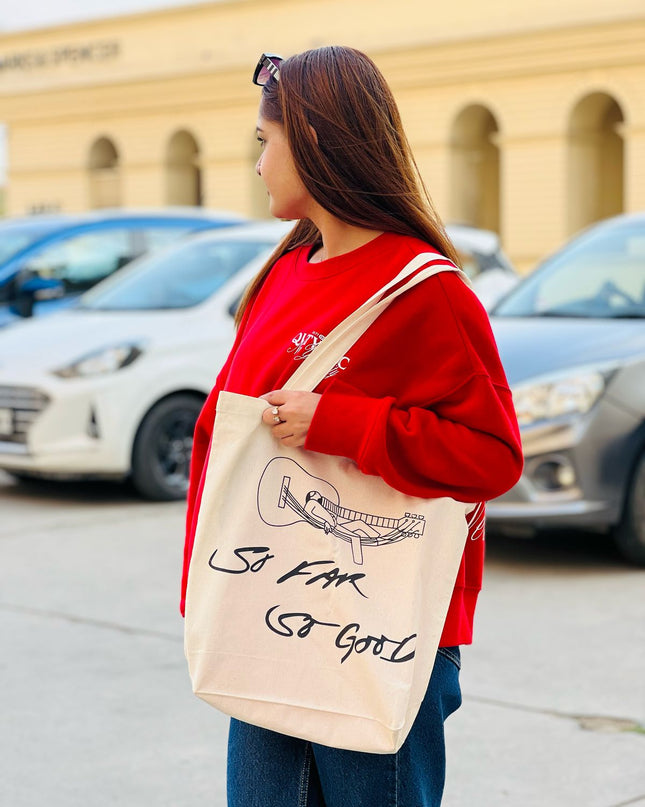 So Far So Good Canvas Tote Bag