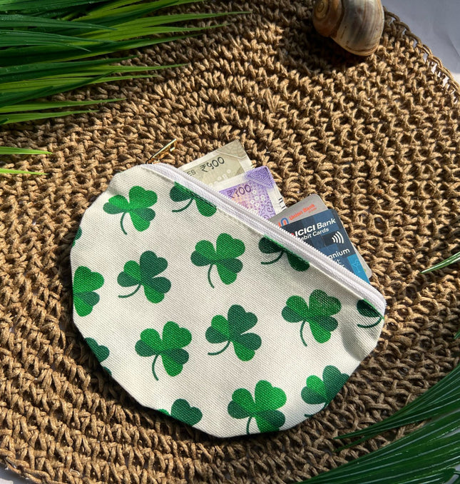 Fresh Leaf Oval Utility Pouch