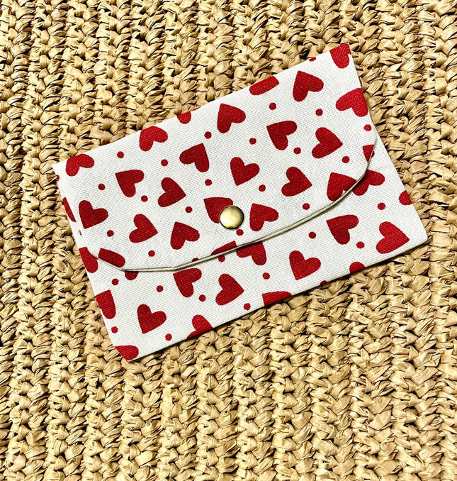Red Heart Envelope Utility Pouch
