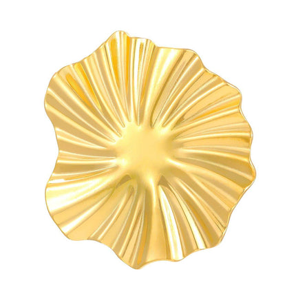 Floral Grace Gold Adjustable Ring - HASHTACK