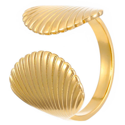 Seashell Shine Adjustable Ring - HASHTACK