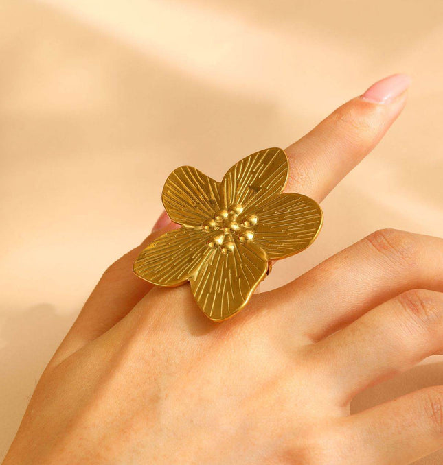 Blossom Bloom Adjustable Ring - HASHTACK
