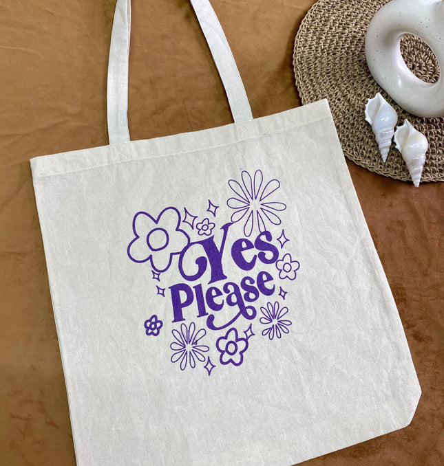 Yes Please Canvas Tote Bag