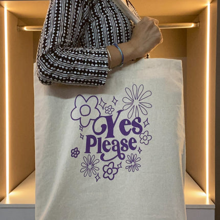 Yes Please Canvas Tote Bag