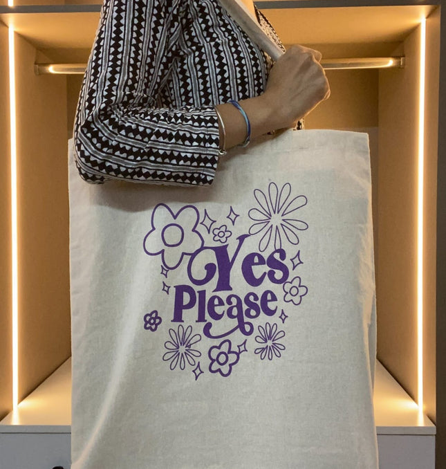 Yes Please Canvas Tote Bag