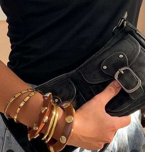 Hashtack customer photo: Stacked and obsessed 🤎✨