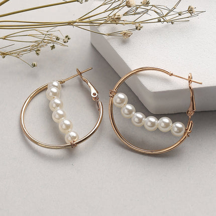 Abstract Pearl Earring - HASHTACK