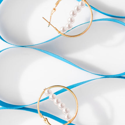 Abstract Pearl Earring - HASHTACK