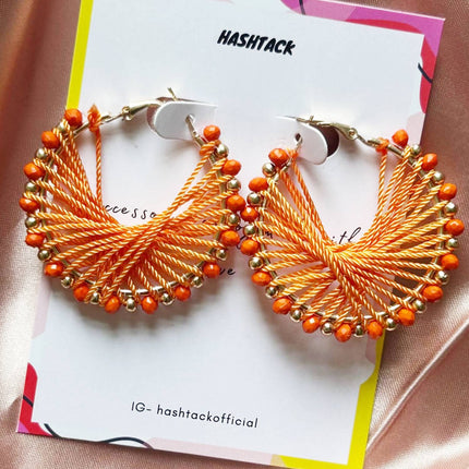 Amber Arcs Earrings - HASHTACK