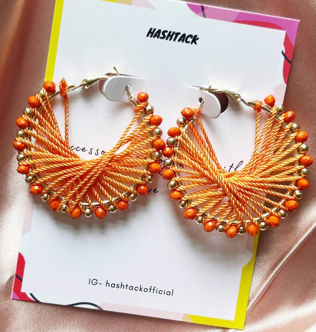 Amber Arcs Earrings - HASHTACK