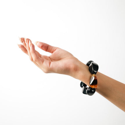 Amber Noir Bracelet - HASHTACK