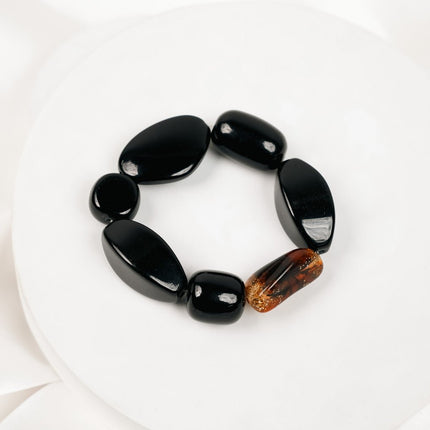 Amber Noir Bracelet - HASHTACK
