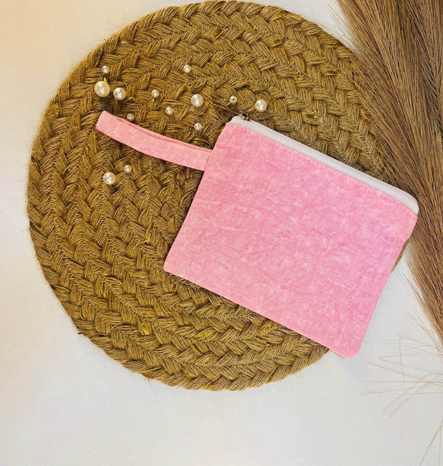 Baby Pink Mini Utility Pouch - HASHTACK