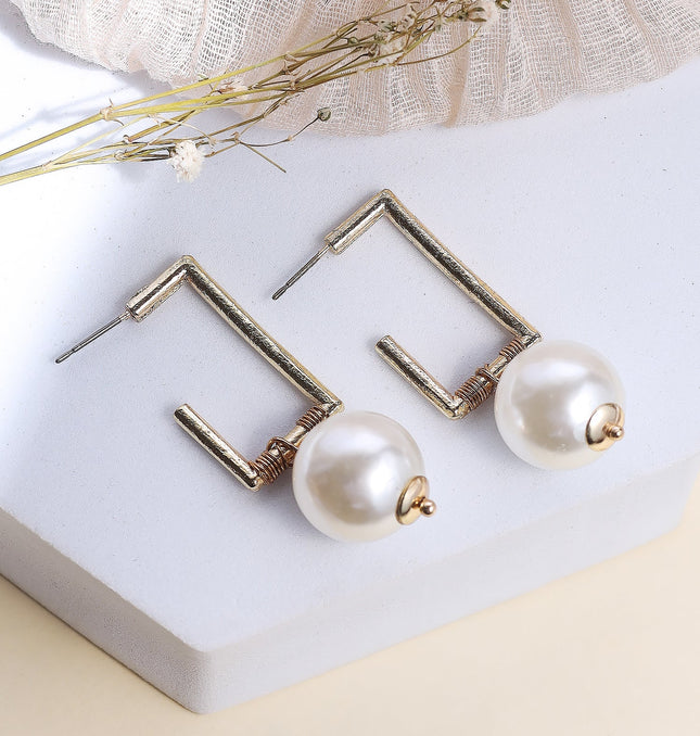 Bar Pearl Earring - HASHTACK