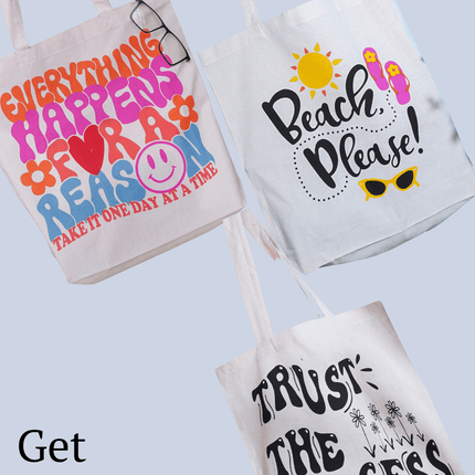 Everything Happens For A Reason Tote Bag - HASHTACK