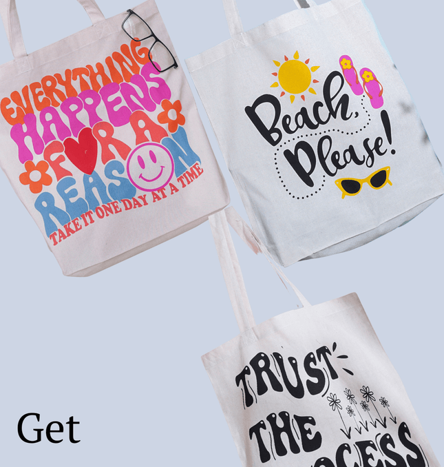 Everything Happens For A Reason Tote Bag - HASHTACK