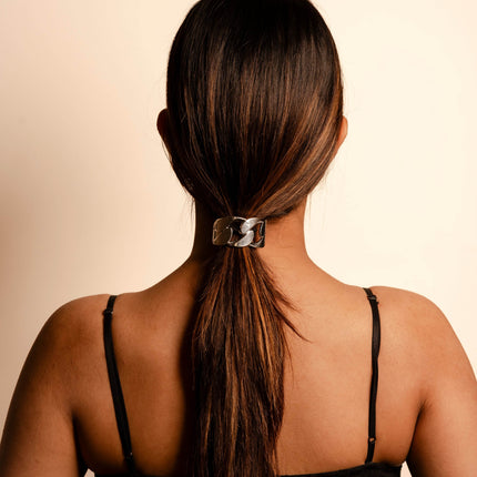 Silver Chain Rubber Band - HASHTACK