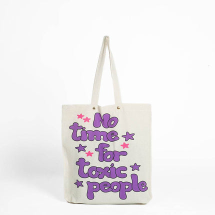 No Time For Toxic People Tote Bag - HASHTACK