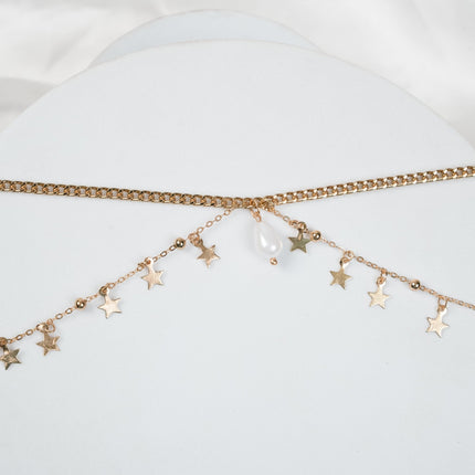Celestial Star Pearl Waist Chain - HASHTACK