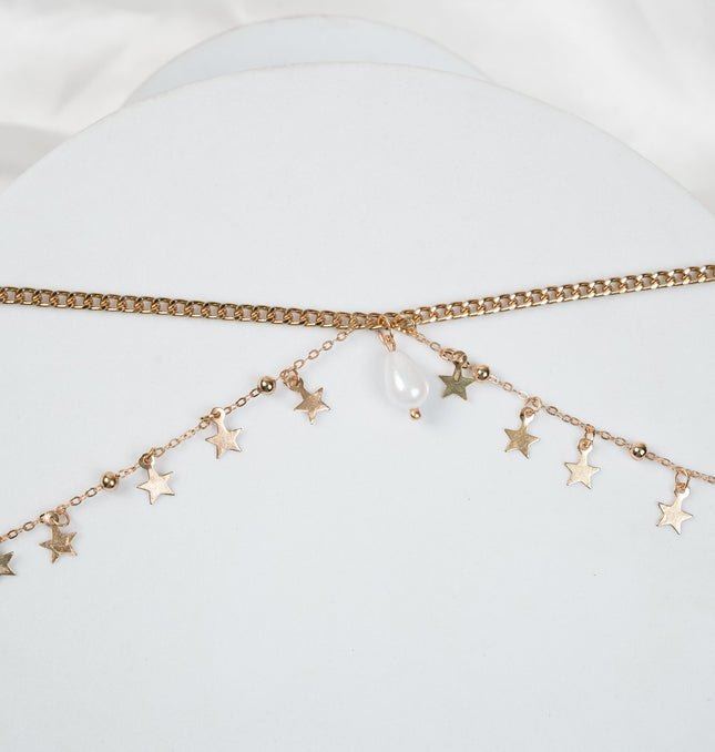 Celestial Star Pearl Waist Chain - HASHTACK