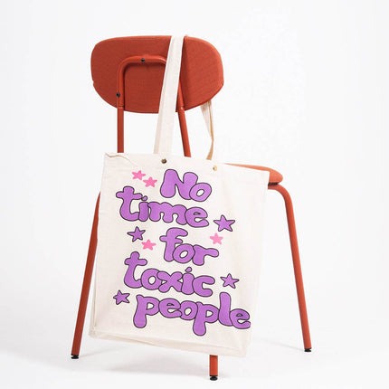 No Time For Toxic People Tote Bag - HASHTACK