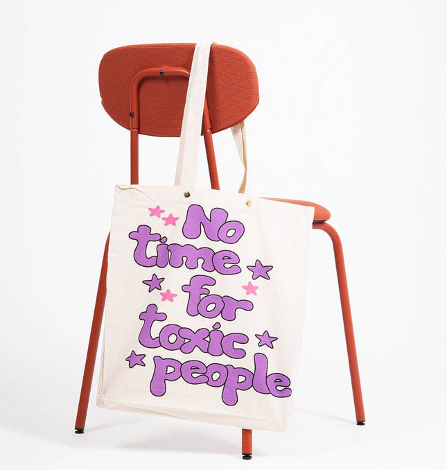 No Time For Toxic People Tote Bag - HASHTACK