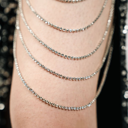 Crystal Stone Layered Thigh Chain - HASHTACK