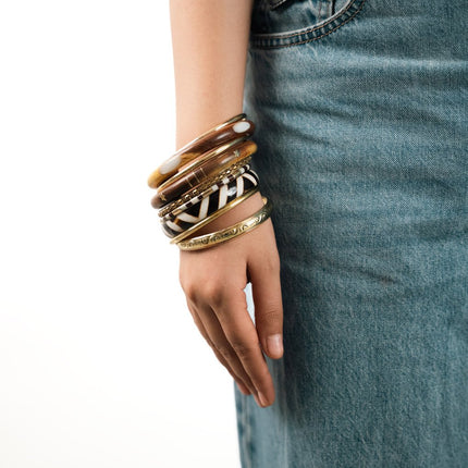 Desert Muse Resin Bangles - HASHTACK