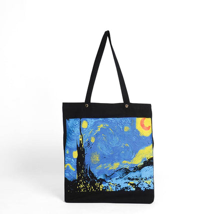 Van Gogh Canvas Tote Bag - HASHTACK