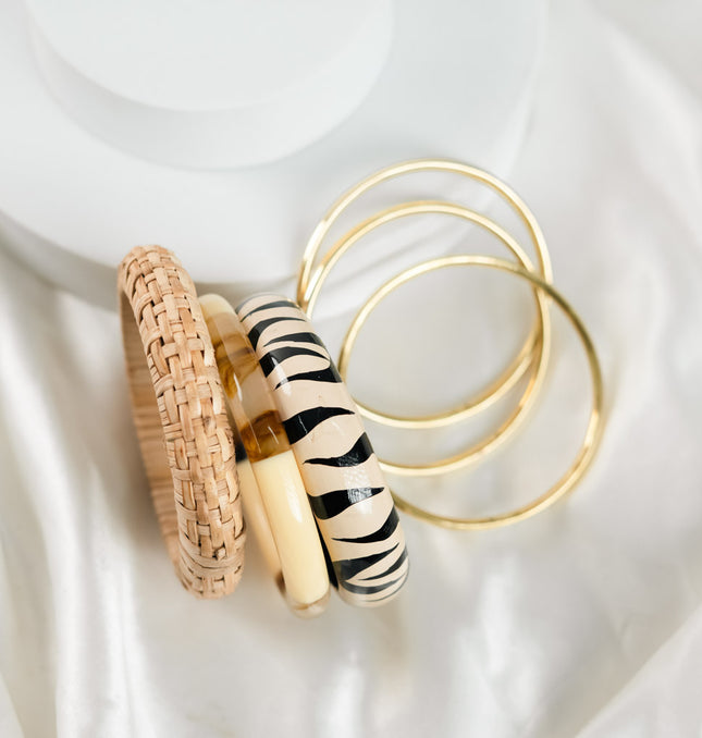 Safari Chic Resin Bangles