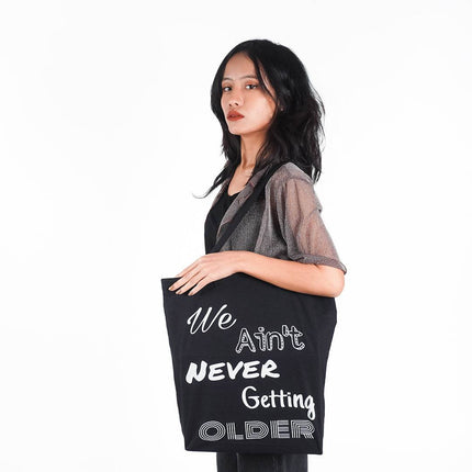 Never Getting Old Canvas Tote Bag - HASHTACK